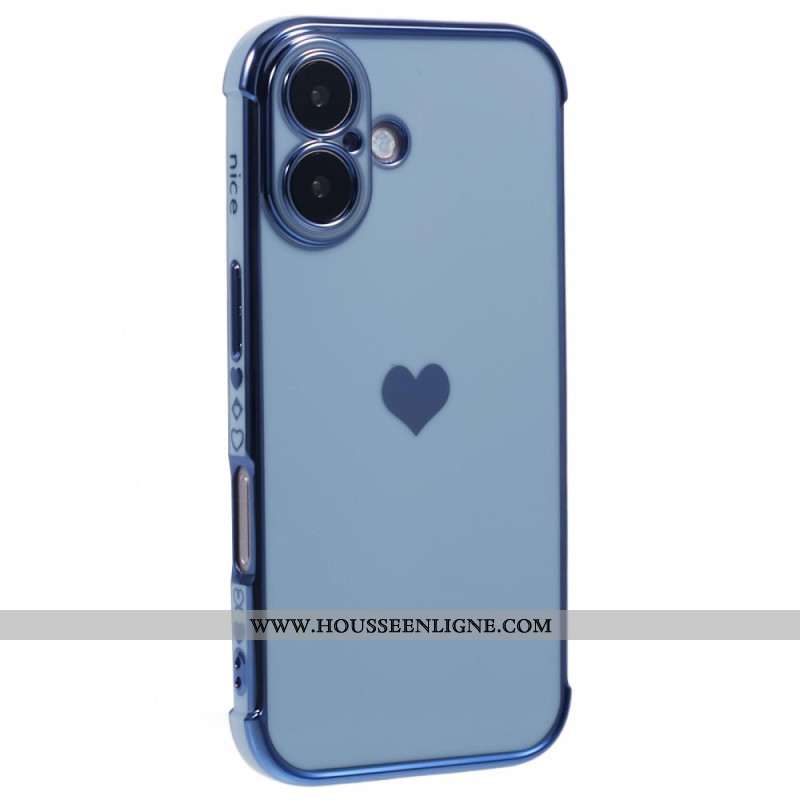 Coque iPhone 16 Plus Cœur