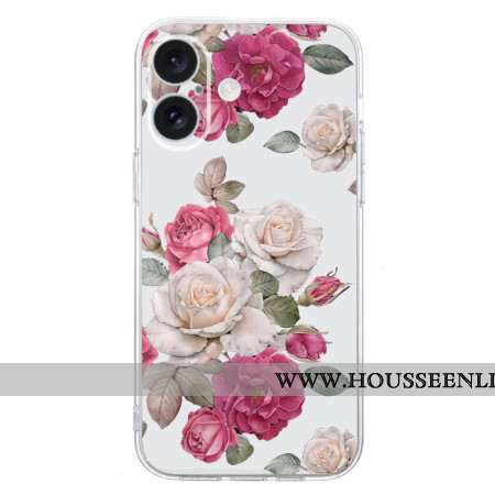 Coque iPhone 16 Plus Jolies Pivoines