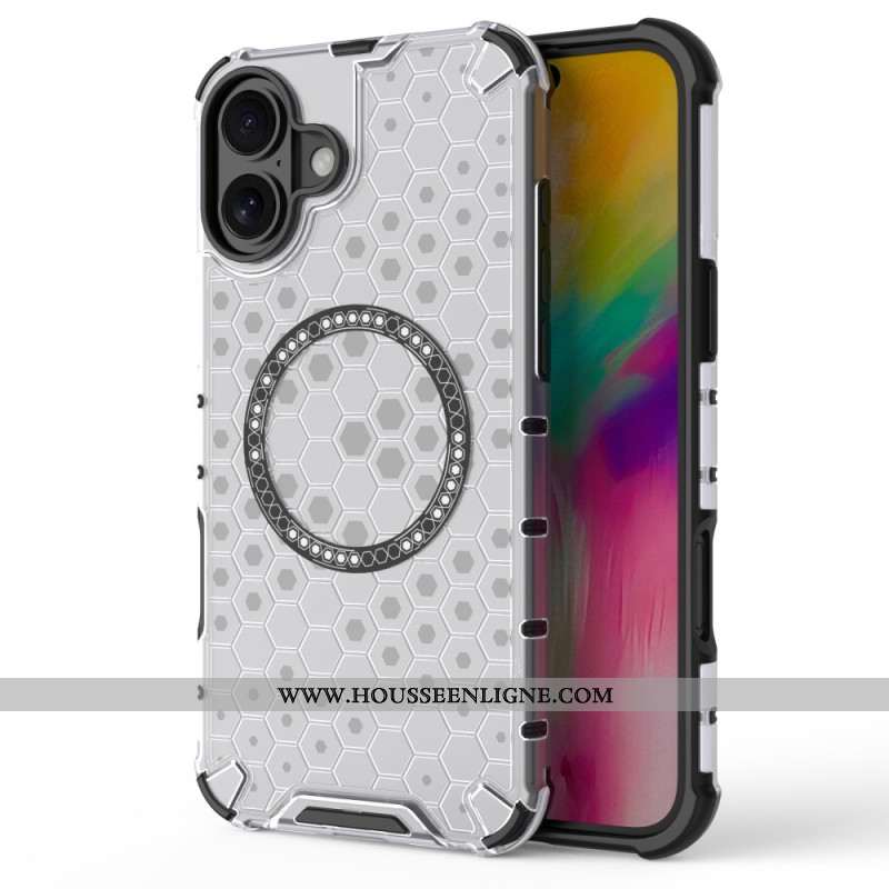 Coque iPhone 16 Plus Magnétique Nid d'Abeille