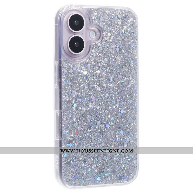 Coque iPhone 16 Plus Paillettes