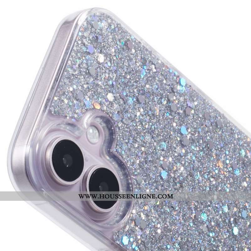 Coque iPhone 16 Plus Paillettes