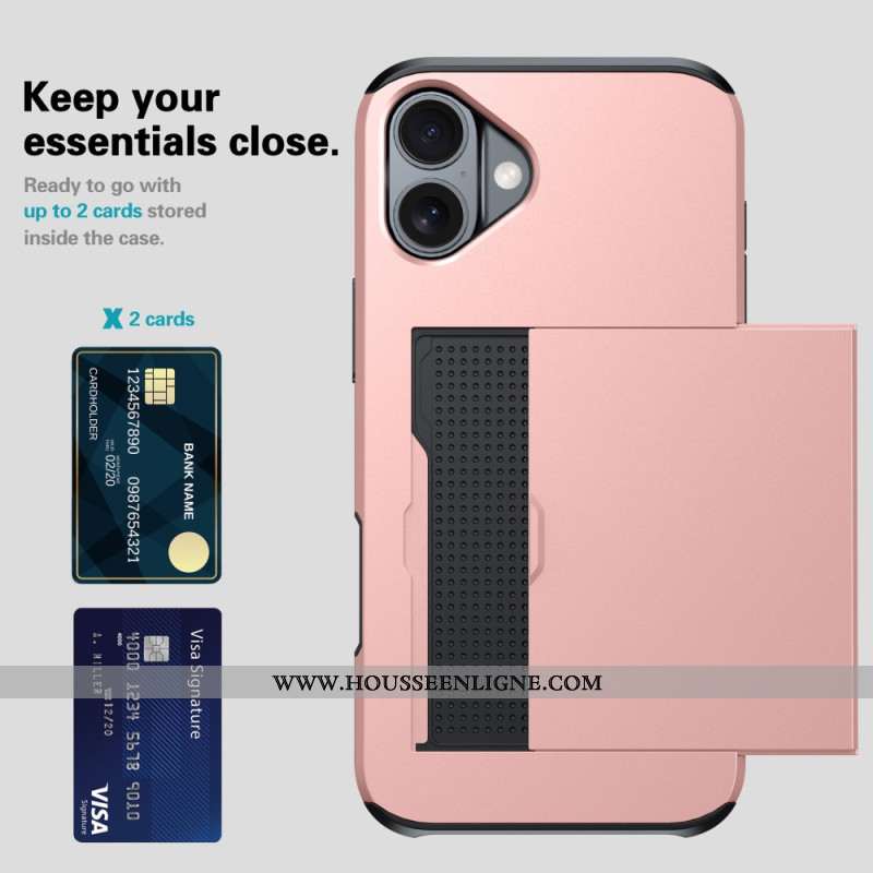 Coque iPhone 16 Plus Porte-Carte Intégré