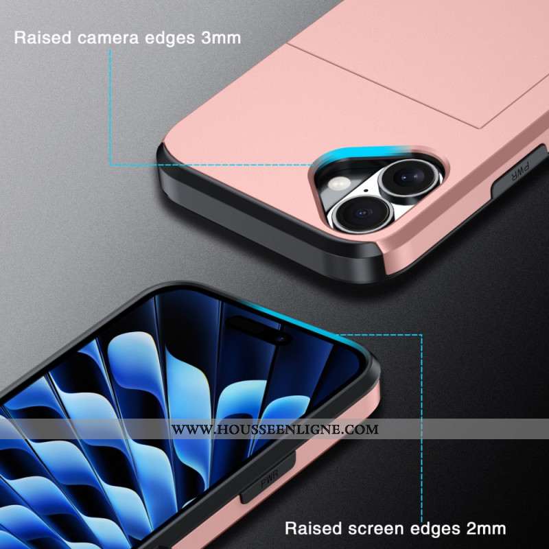 Coque iPhone 16 Plus Porte-Carte Intégré