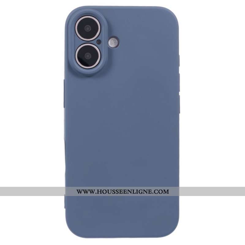 Coque iPhone 16 Plus Silicone Doublure Fibre