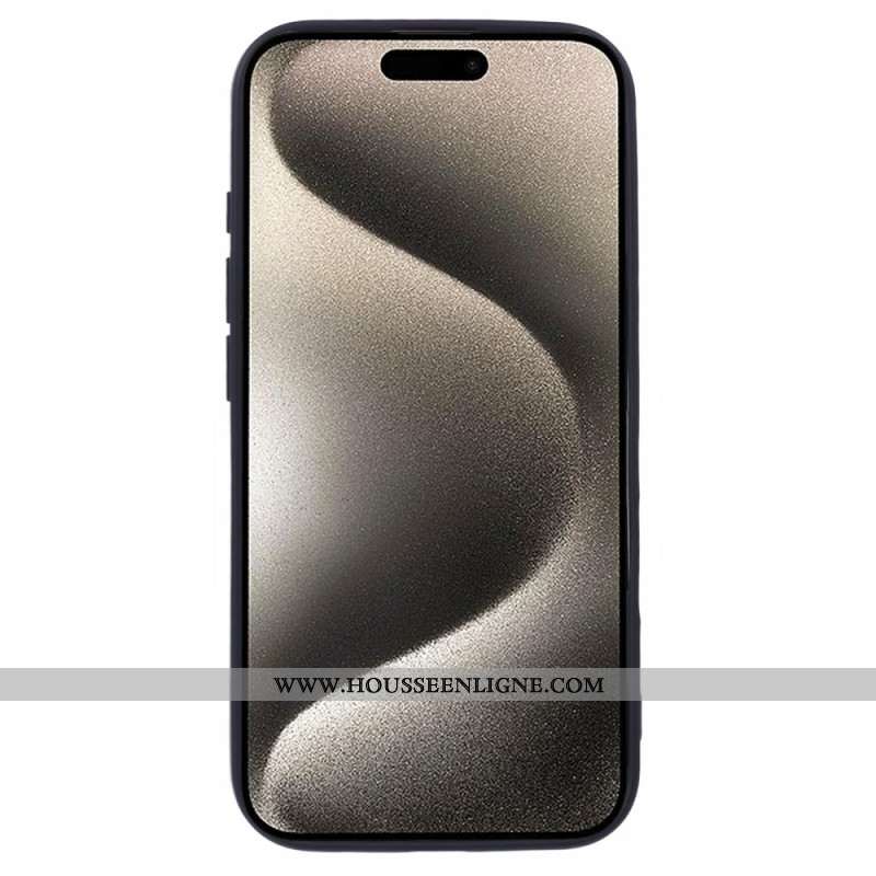 Coque iPhone 16 Plus Silicone Doublure Fibre