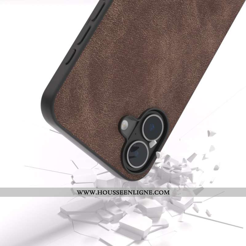 Coque iPhone 16 Plus Style Cuir