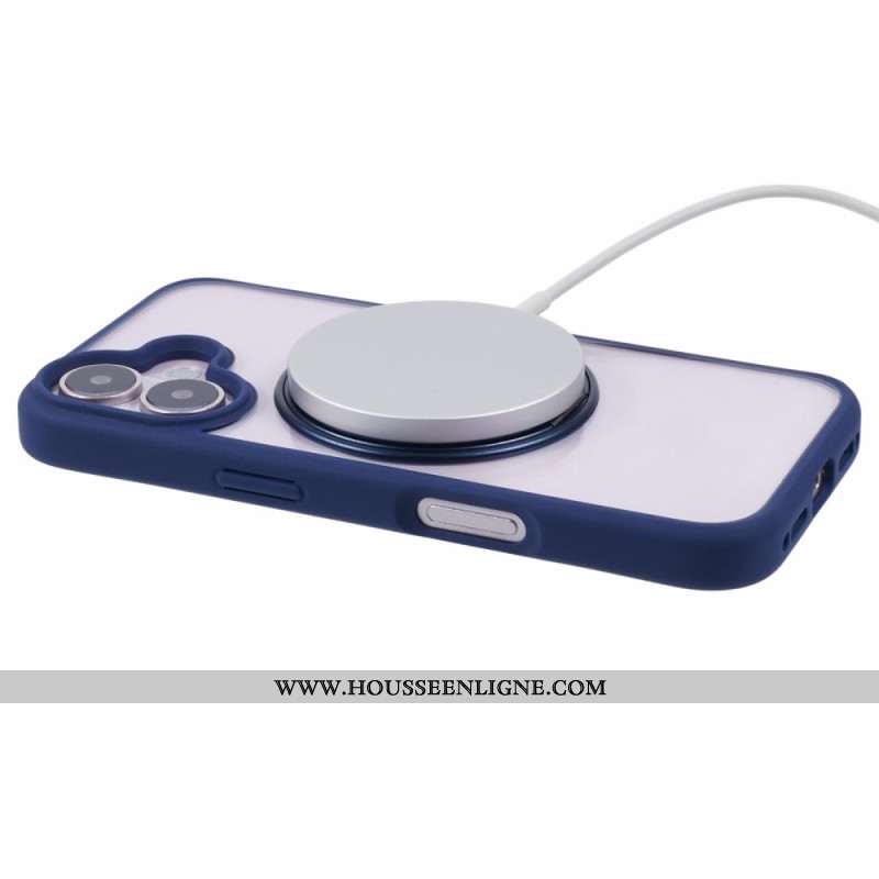 Coque iPhone 16 Plus Support Rotatif Compatible MagSafe