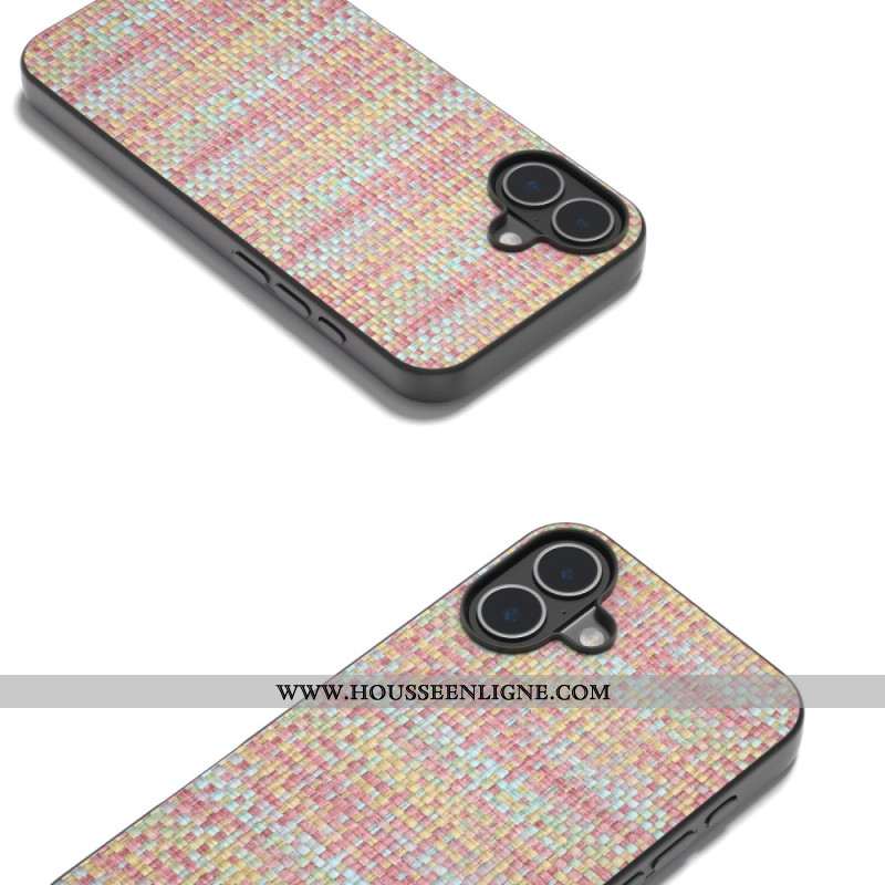 Coque iPhone 16 Plus Texture Raffinée