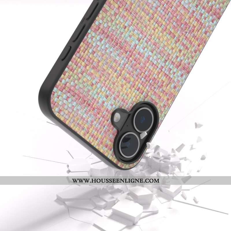 Coque iPhone 16 Plus Texture Raffinée