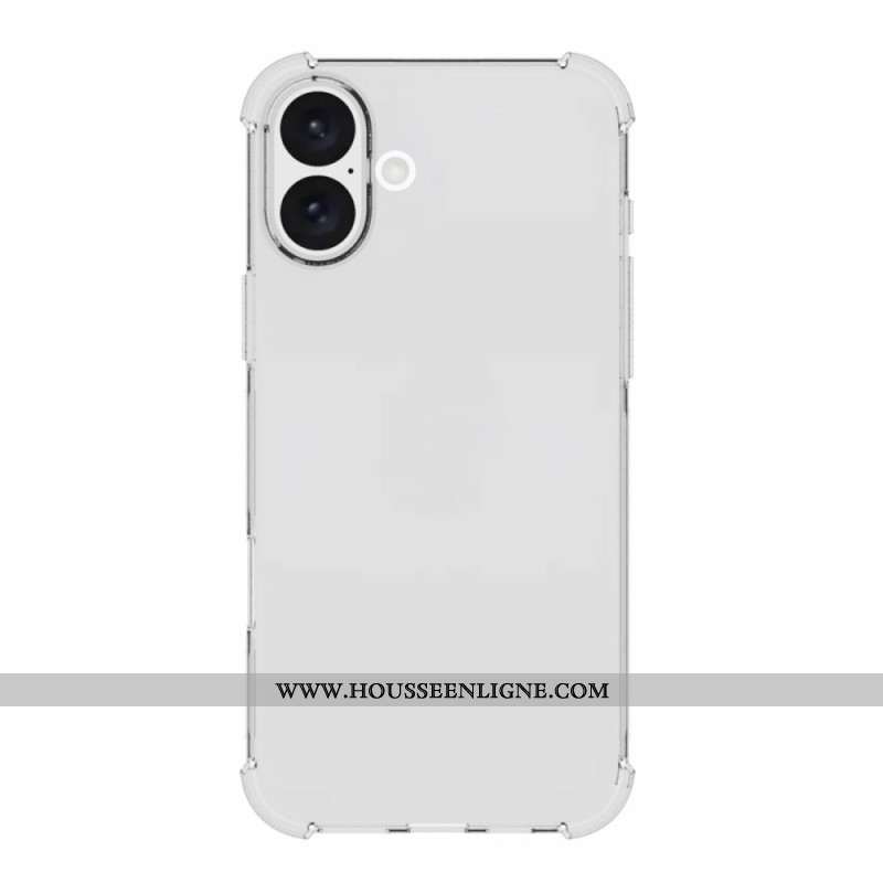 Coque iPhone 16 Plus Transparente Coins Renforcés