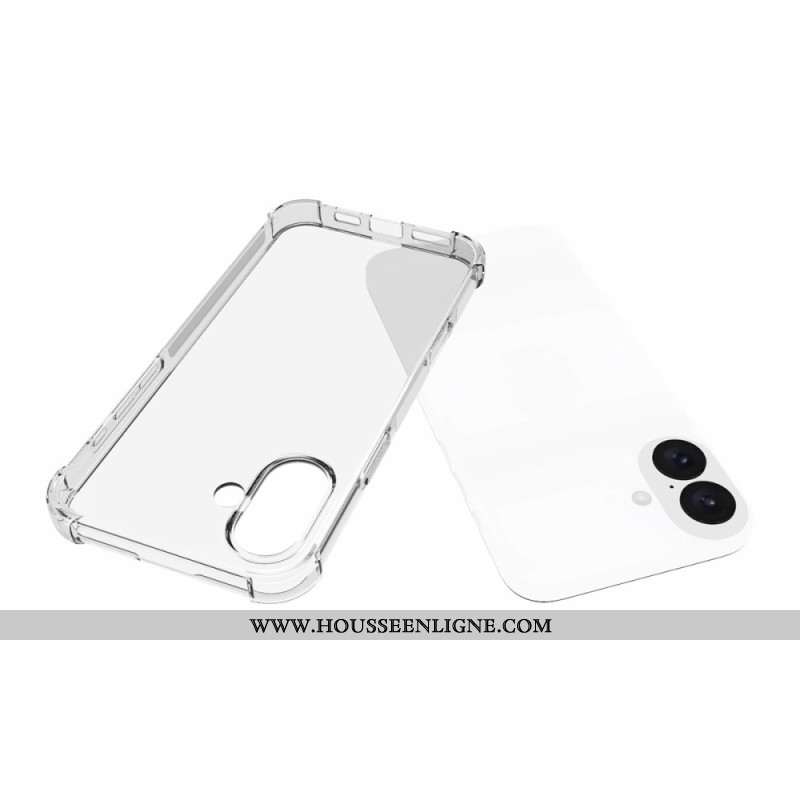 Coque iPhone 16 Plus Transparente Coins Renforcés