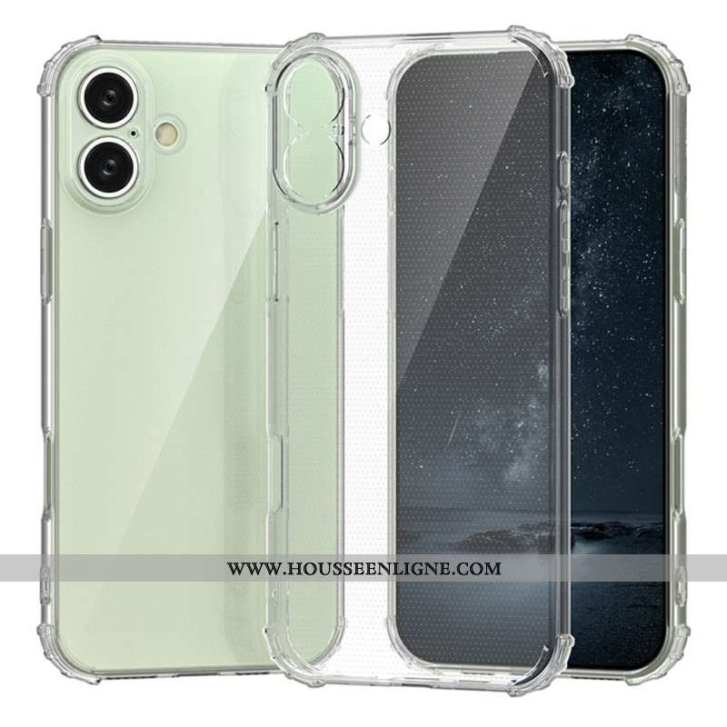 Coque iPhone 16 Plus Transparente Coins Renforcés