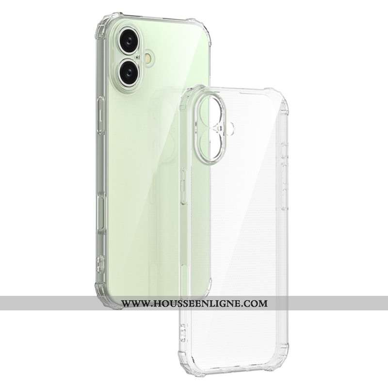 Coque iPhone 16 Plus Transparente Coins Renforcés