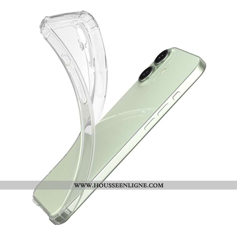 Coque iPhone 16 Plus Transparente Coins Renforcés