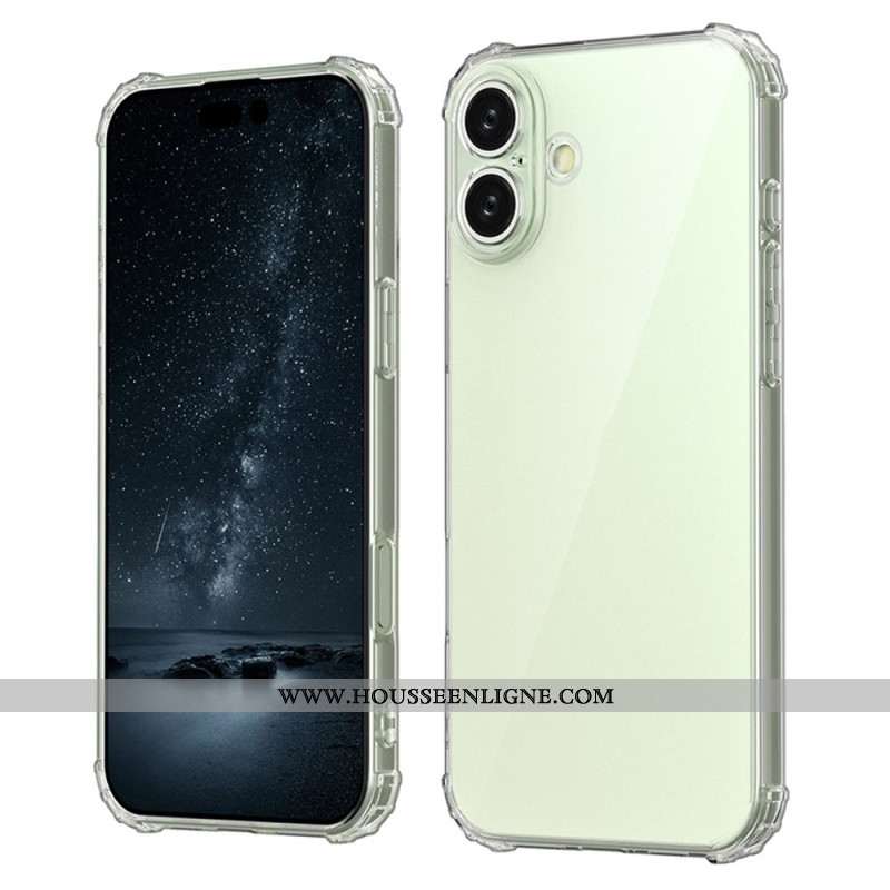 Coque iPhone 16 Plus Transparente Coins Renforcés