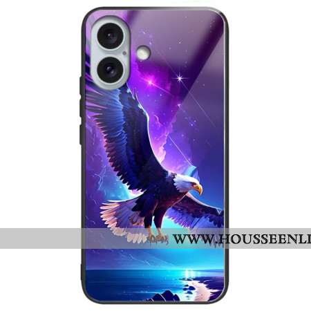 Coque iPhone 16 Plus Verre Trempé Aigle Volant