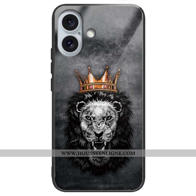 Coque iPhone 16 Plus Verre Trempé Motif