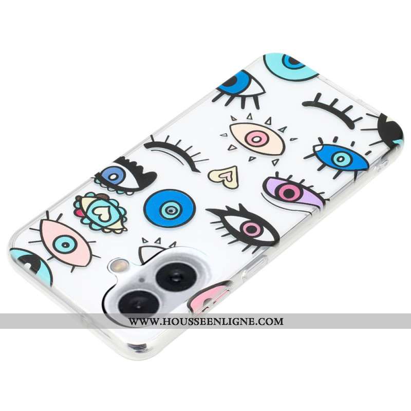 Coque iPhone 16 Plus Yeux