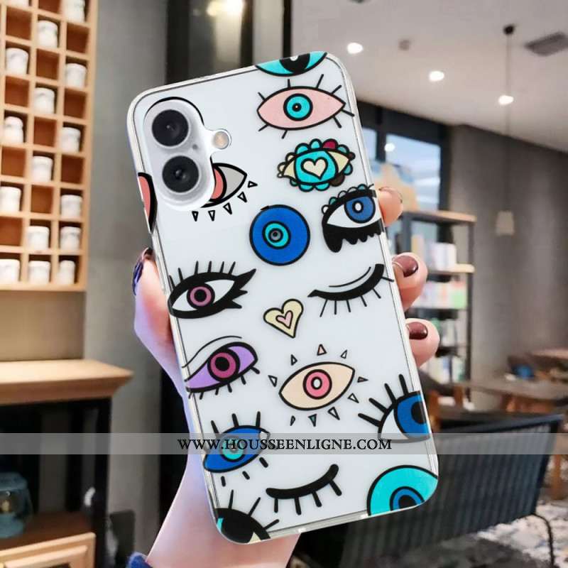 Coque iPhone 16 Plus Yeux