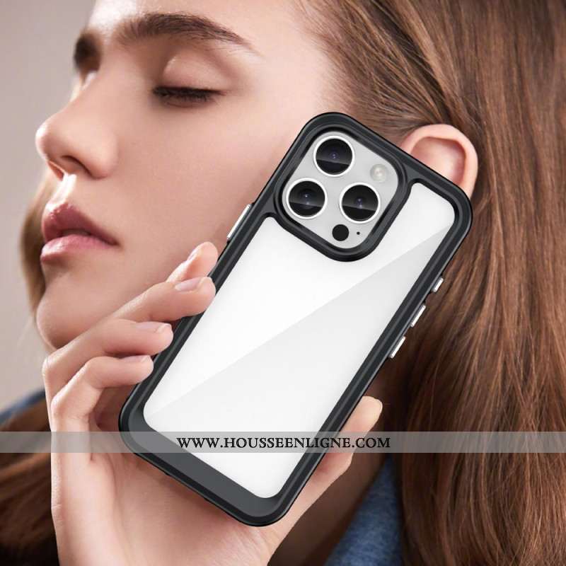 Coque iPhone 16 Pro Acrylique et Silicone