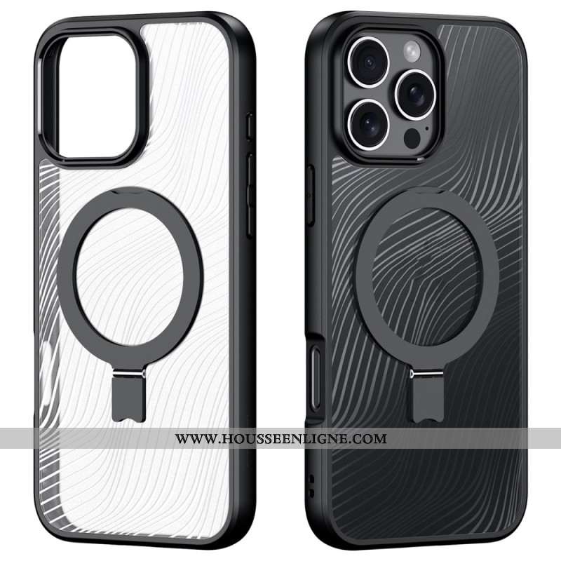 Coque iPhone 16 Pro Aimo Series Magnétique avec Support DUX DUCIS