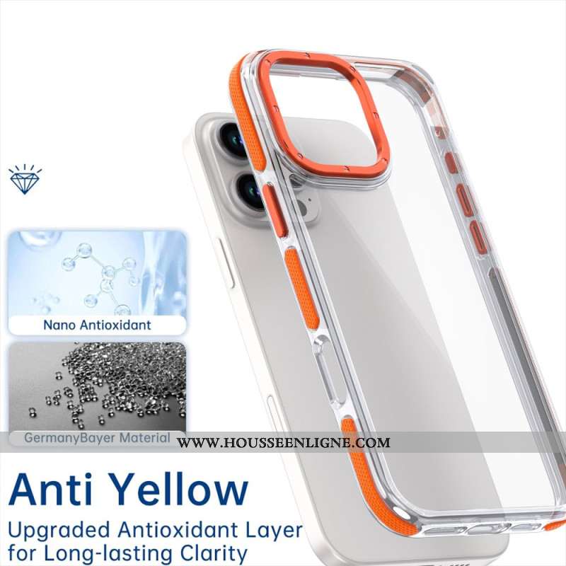 Coque iPhone 16 Pro Anti-Chute Transparente