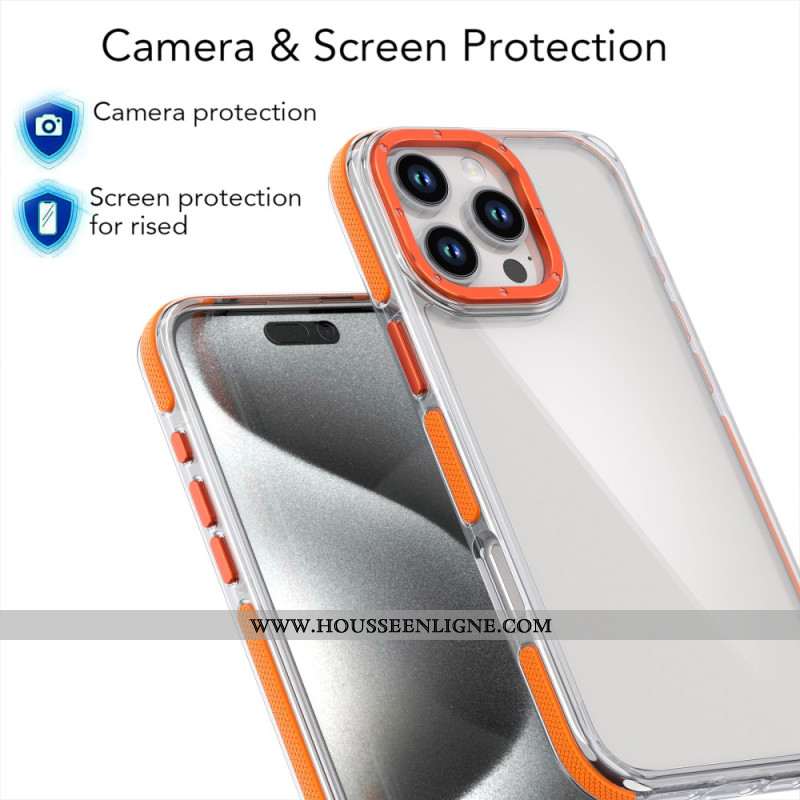 Coque iPhone 16 Pro Anti-Chute Transparente