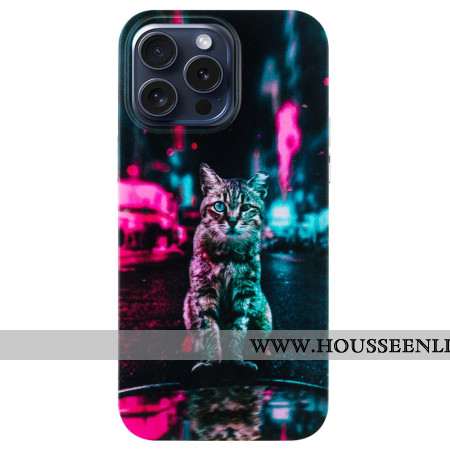 Coque iPhone 16 Pro Chat en Ville