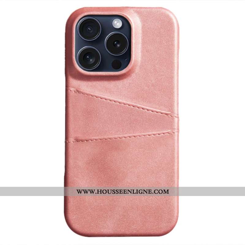 Coque iPhone 16 Pro Double Porte-Cartes