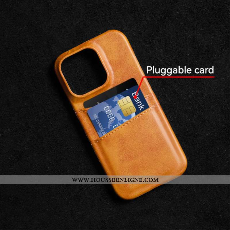 Coque iPhone 16 Pro Double Porte-Cartes