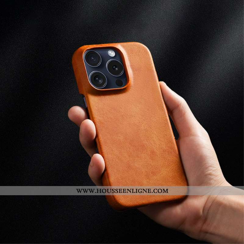 Coque iPhone 16 Pro Effet Cuir