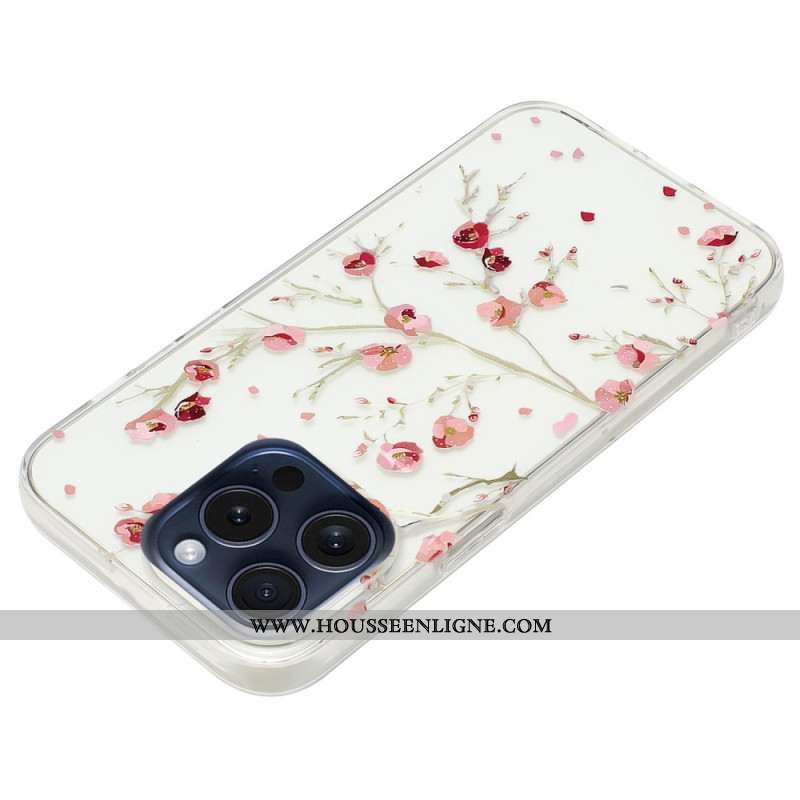 Coque iPhone 16 Pro Fleurettes