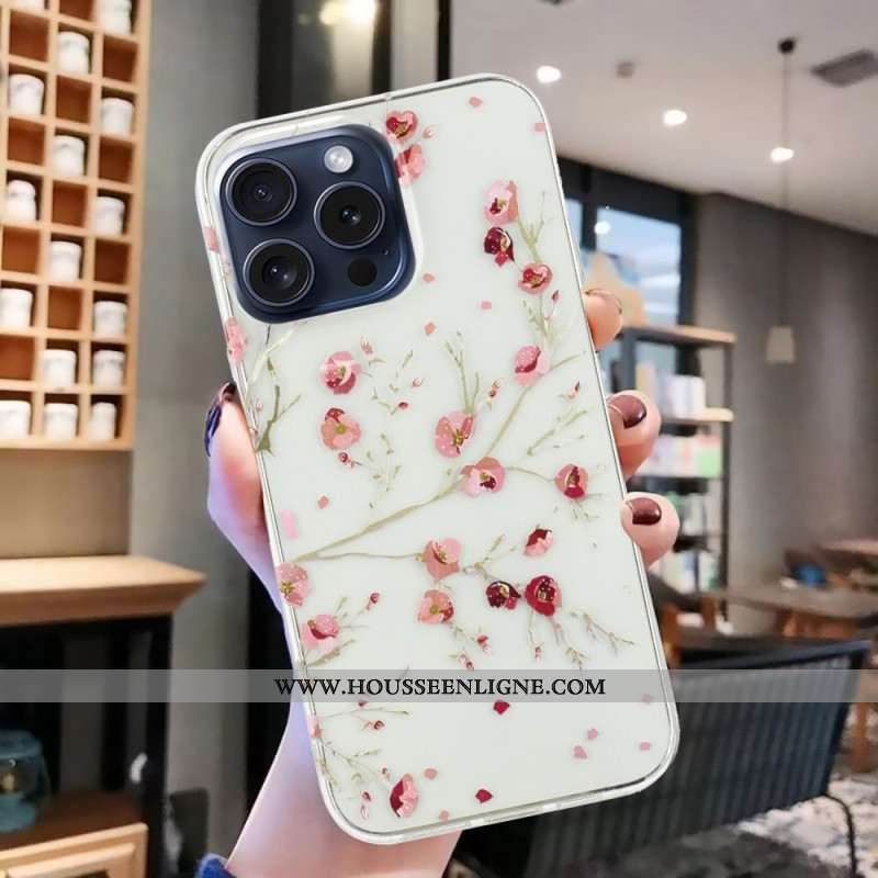 Coque iPhone 16 Pro Fleurettes