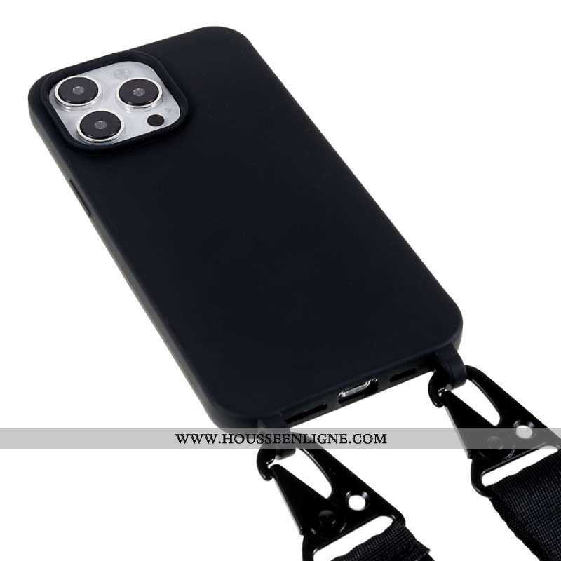 Coque iPhone 16 Pro Lanière Ajustable