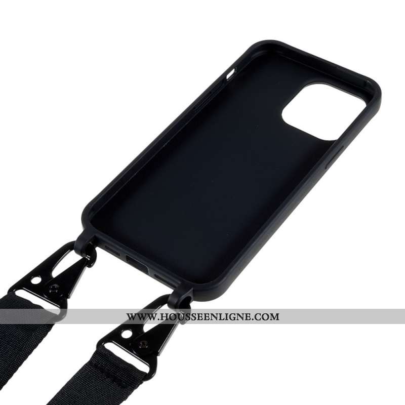 Coque iPhone 16 Pro Lanière Ajustable