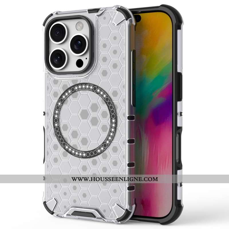 Coque iPhone 16 Pro Magnétique Nid d'Abeille