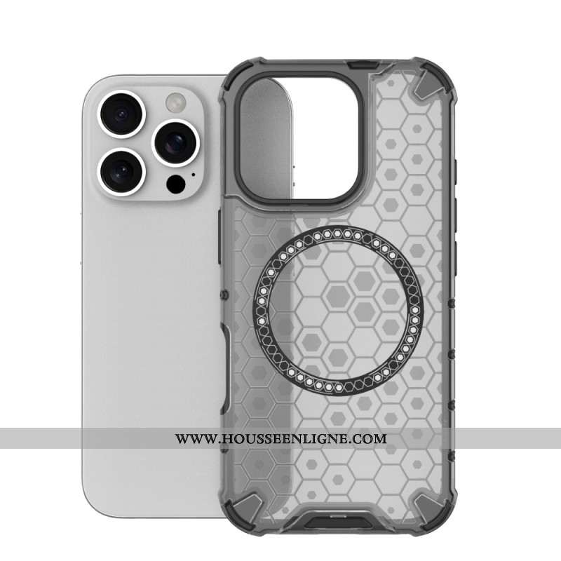 Coque iPhone 16 Pro Magnétique Nid d'Abeille