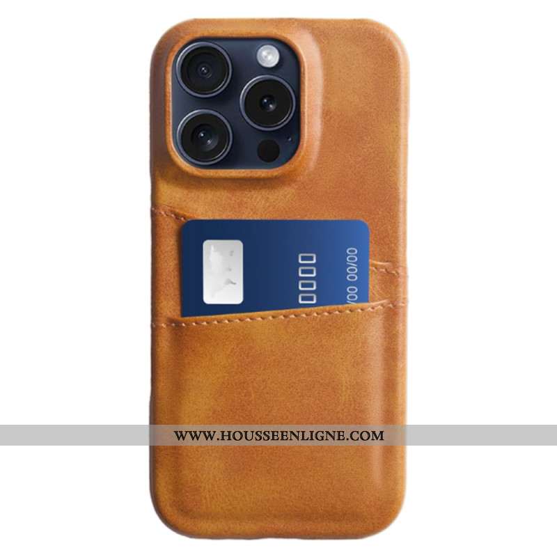 Coque iPhone 16 Pro Max Double Porte-Cartes