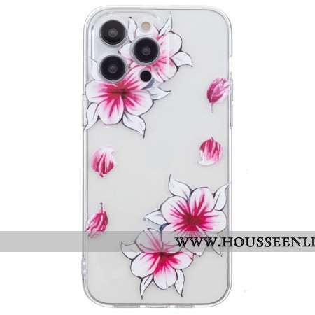 Coque iPhone 16 Pro Max Fleurs de Cerisier