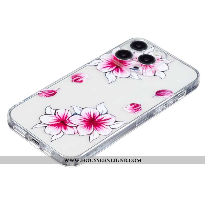 Coque iPhone 16 Pro Max Fleurs de Cerisier