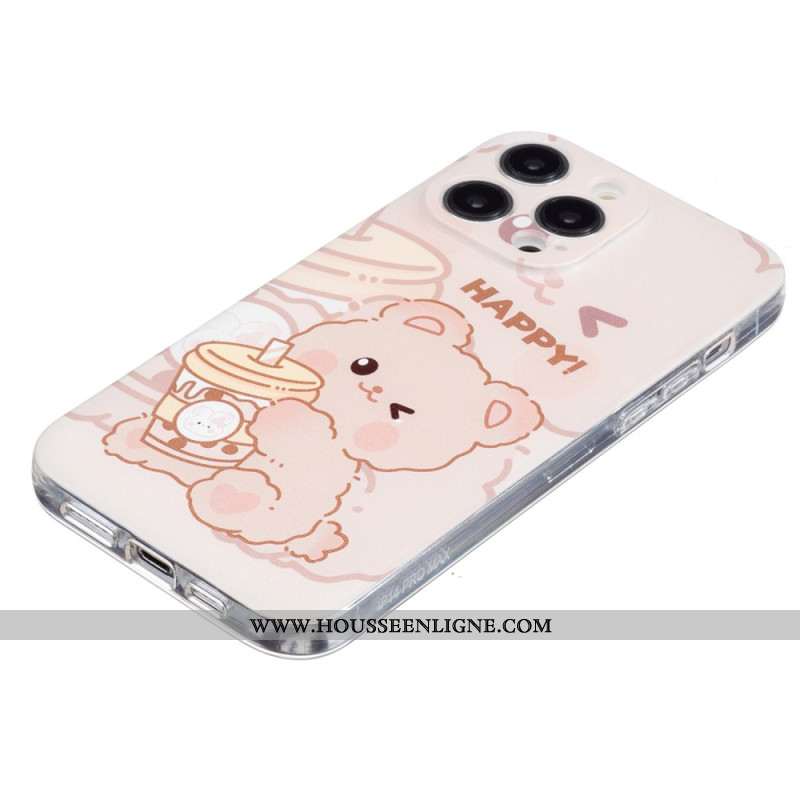 Coque iPhone 16 Pro Max Happy