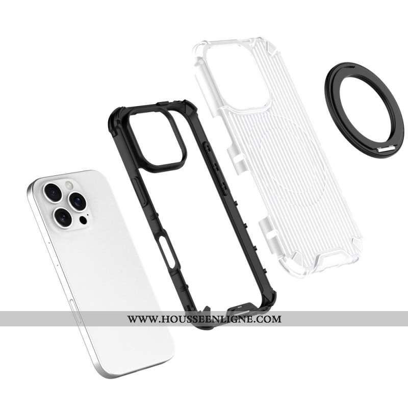 Coque iPhone 16 Pro Max Magnétique Support Rotatif