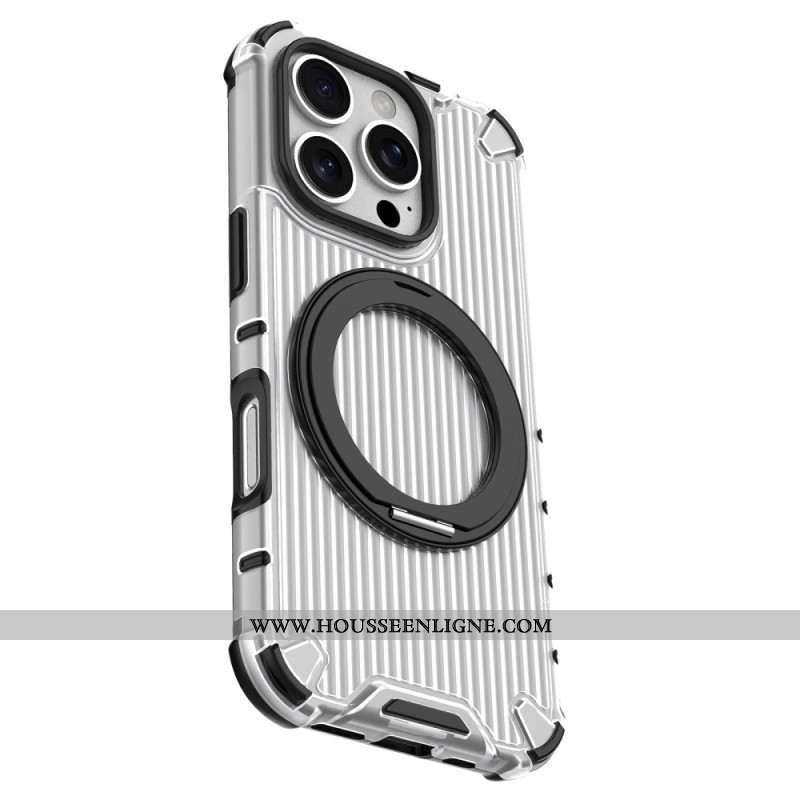 Coque iPhone 16 Pro Max Magnétique Support Rotatif