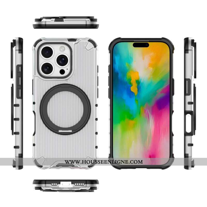 Coque iPhone 16 Pro Max Magnétique Support Rotatif