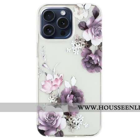 Coque iPhone 16 Pro Max Pivoines