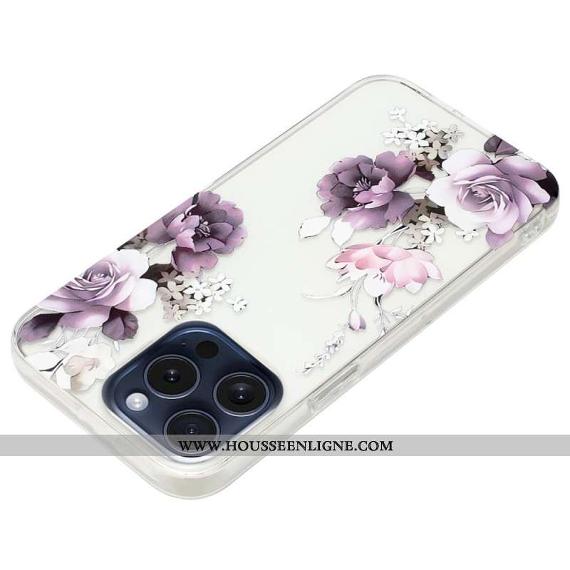 Coque iPhone 16 Pro Max Pivoines