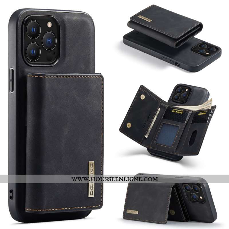 Coque iPhone 16 Pro Max Portefeuille Détachable DG.MING