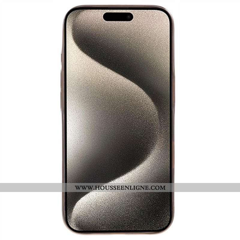 Coque iPhone 16 Pro Max Rebord Effet Métal X-LEVEL