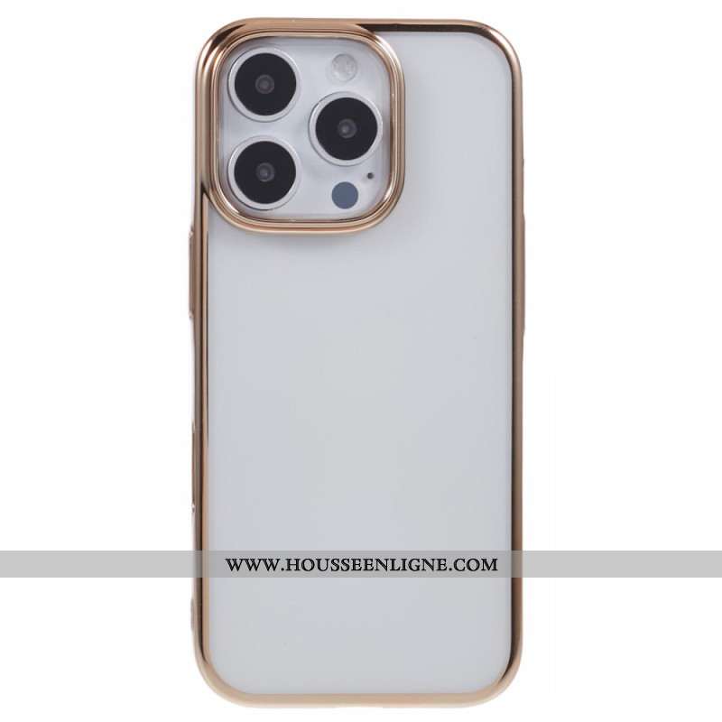 Coque iPhone 16 Pro Max Rebord Effet Métal X-LEVEL