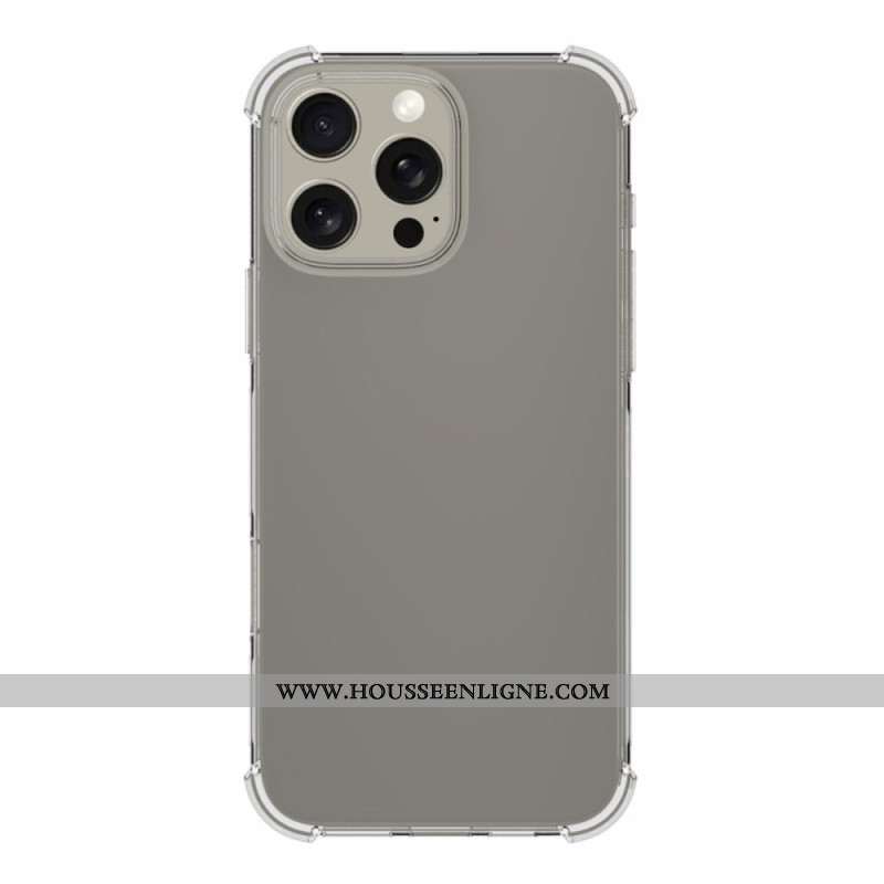 Coque iPhone 16 Pro Max Renforcée Transparente